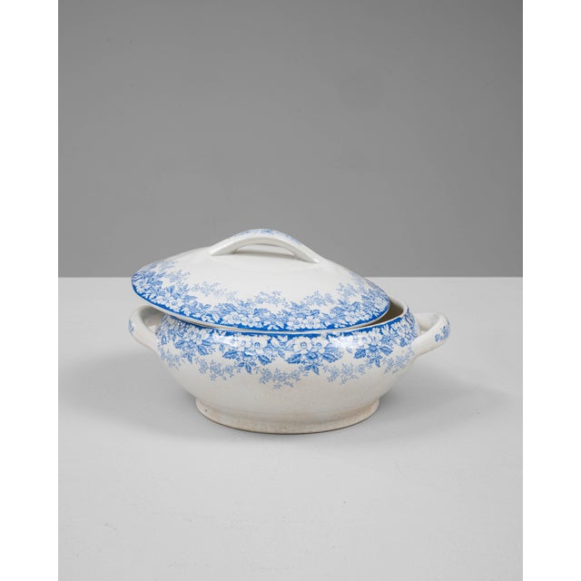 20th Century Dutch Special Edition Porcelain Tureen With Lid For Sale - Image 17 of 18