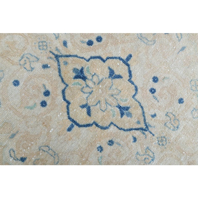 Textile 1970s Vintage Persian Handmade Wool Cotton Area Rug For Sale - Image 7 of 11