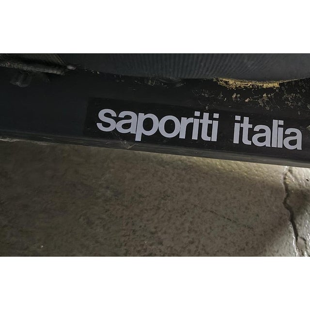 Textile Vintage Velvet Sofa by Saporiti Italia, 1980s For Sale - Image 7 of 15