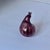 Mid-Century Italian Murano art glass fig with gold flecks attributed to Alfredo Barbini. Excellent vintage condition with...