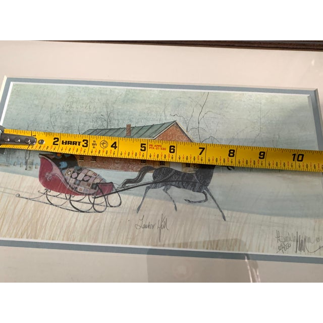 Vintage Pat Buckley Moss- Lauber Hill Hand Signed Limited Edition Lithograph Framed For Sale - Image 11 of 12