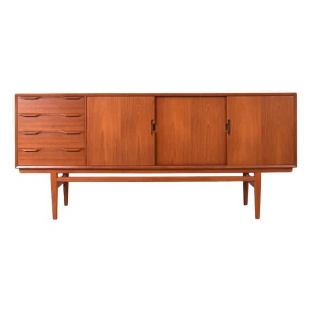Mid-Century Danish Teak Sideboard, 1960s For Sale