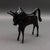Mid-Century Modern Murano Italy Vintage Black Blown Art Glass Bull Figurine Sculpture For Sale - Image 3 of 8
