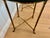 Vintage Italian Brass and Glass Round Side Tables - A Pair For Sale - Image 12 of 18