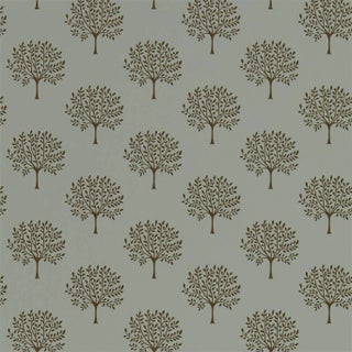 Sanderson Marcham Wallpaper in Copper Grey For Sale