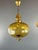 20th Century Amber Blown Glass Lantern Pendant Lights, Set of 2 For Sale - Image 9 of 10