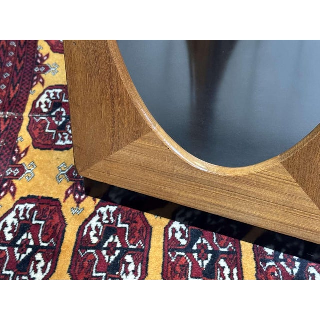 Octagonal Side Table in Teak with Glass Top from G-Plan, 1970s For Sale - Image 4 of 10