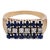 Contemporary Vintage Diamond Sapphire 14k Yellow and White Gold Ring, Size 6.25 For Sale - Image 3 of 6