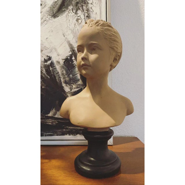 Large French Terra Cotta Bust Boy & Girl Bust Borghese - a Pair For Sale - Image 10 of 13