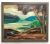 1930s "Sheltered Inlet" Painting by Walter A. Bailey For Sale In Tampa - Image 6 of 6