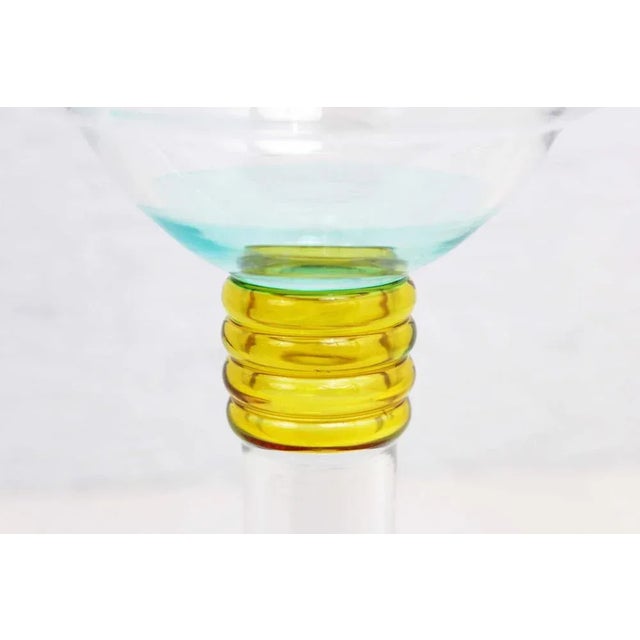 Vintage Glass Candleholder, 1990s For Sale - Image 4 of 10