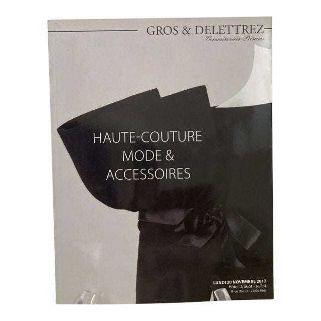 Paris Haute Couture Auction Catalog 2017 Published by Gros & Delettrez For Sale
