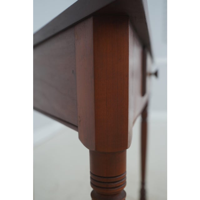 Eldred Wheeler Country Cherry Corner Table For Sale - Image 14 of 17