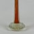 Vintage Tall Hand Blown Glass Candlestick in Amber Yellow For Sale - Image 4 of 8