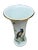 Meissen Porcelain Antique Meissen Hand Painted Bird & Butterfly Porcelain Trumpet Vase 9.5" For Sale - Image 4 of 16
