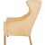2204 Wing Chair in Natural Leather by Børge Mogensen, 2000s For Sale - Image 4 of 18