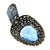 Blue Vintage Art Deco Czech Sapphire Crystal Brooch Clip 1930s For Sale - Image 8 of 8