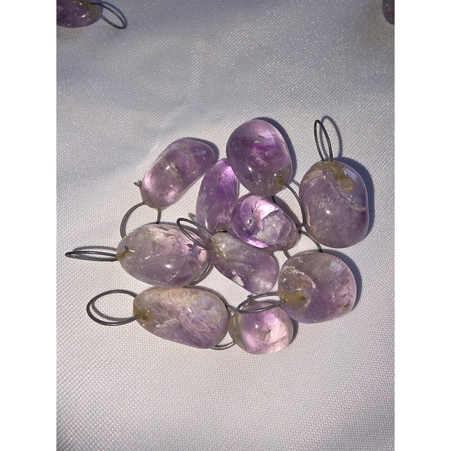Collection of Amethyst Quartz Drops For Sale - Image 10 of 11