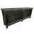 Black Large Lattice 4-Door Sideboard Credenza For Sale - Image 4 of 8