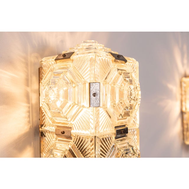 Vintage Wall Lamps from Kamenický Šenov, 1970s, Set of 6 For Sale - Image 11 of 18