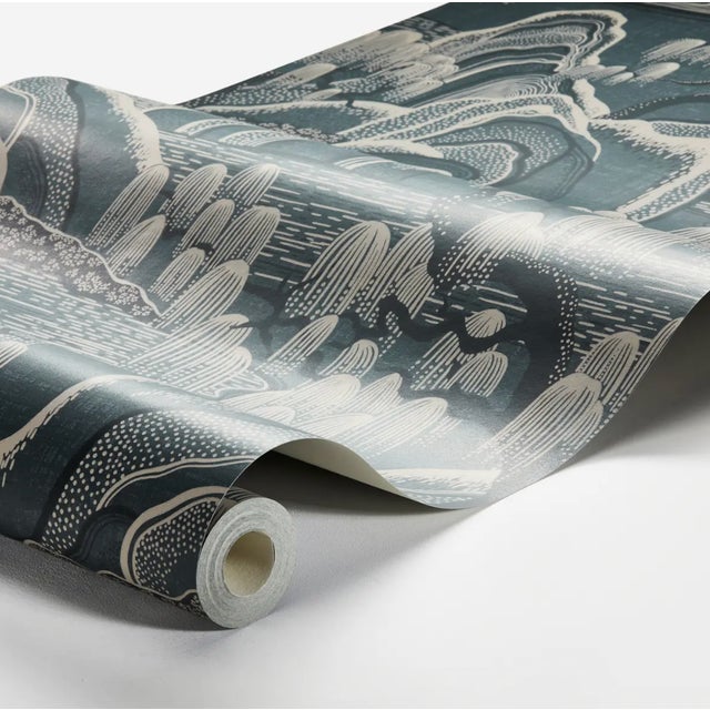 Featuring an enchanting composition of rolling hills, graceful willow trees, and rippling water, Indigo Garden by...