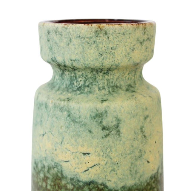 1970s Small West German Pottery Glazed Ceramic Vase, Germany, 1970s For Sale - Image 5 of 10