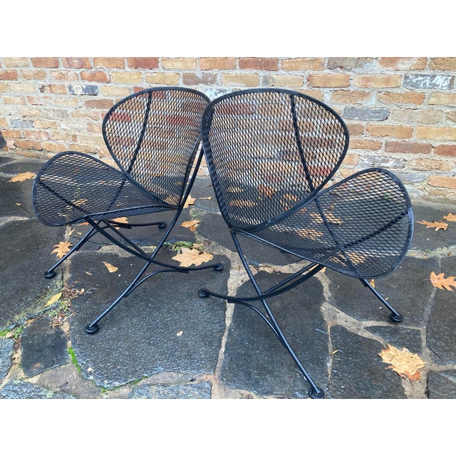 Black Tempestini Clam Shell Chairs - Set of 2 For Sale - Image 8 of 11