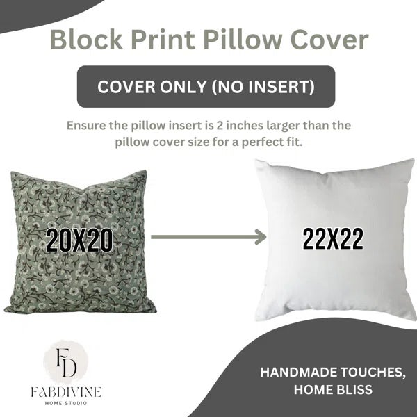 Not Yet Made - Made To Order Fabdivine Handmade Cushion Cover 12x20 Inch - Himachal For Sale - Image 5 of 5