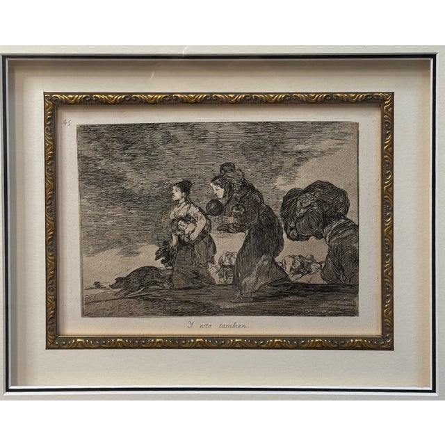 A beautifully preserved 20th-century restrike from Francisco de Goya’s iconic Los Desastres de la Guerra series, plate 45...