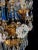 Chandelier with White Roses and Blue Drops, Murano, 1950s For Sale - Image 11 of 18