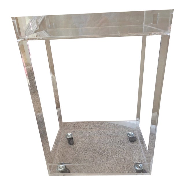 Chelsea House Lucite Bar Cart, Attributed For Sale