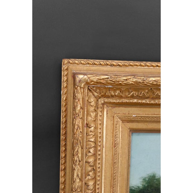 Italian Artist, Grand Tour Romantic Lake Scene, 19th Century, Oil Painting, Framed For Sale - Image 14 of 16