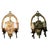 Gold French Carved Flower Basket Wall Lights, 1920, Set of 2 For Sale - Image 8 of 8