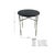 1960s 1960s American Modern Granite & Polished Chrome End/Side Table After Michael Graves For Sale - Image 5 of 5