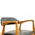 Brown 1960s Mid Century Teak Desk Chair in Oak For Sale - Image 8 of 12