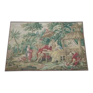 Vintage Tapestry Depicting Royalty