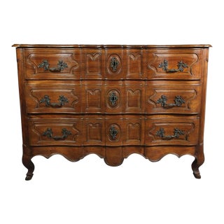 Louis XV Provincial Walnut Commode For Sale