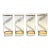 Mid 20th Century Mid Century Modern Gold Spiral Highball Tumblers - Set of 4 For Sale