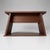 A Japanese fumidai with clean lines and the warmth of beautifully aged wood. Dimensions: height 35.5 cm, width 60 cm,...