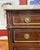 Wood Antique French Semainier With Marble Top. Mid 19th C. For Sale - Image 7 of 12