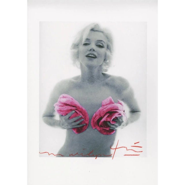 Bert stern "Marilyn Monroe classic Pink roses " 2011 2011 For Sale - Image 3 of 6