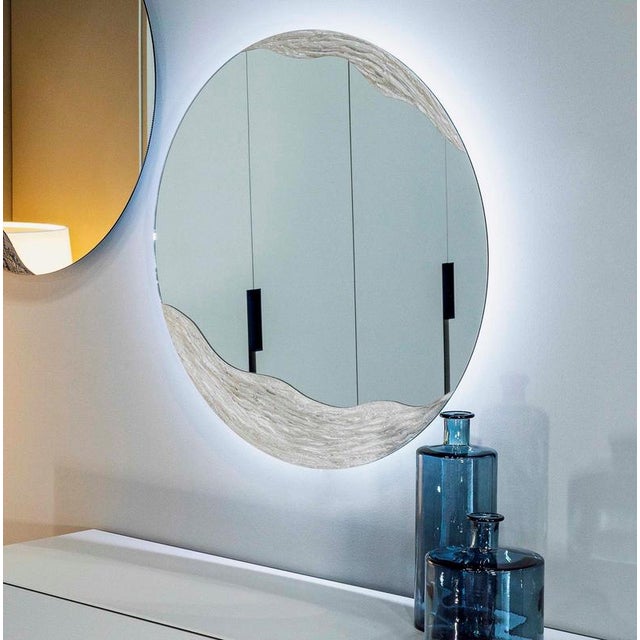 Not Yet Made - Made To Order Dune 600 Round Mirror by Disain1971 For Sale - Image 5 of 6