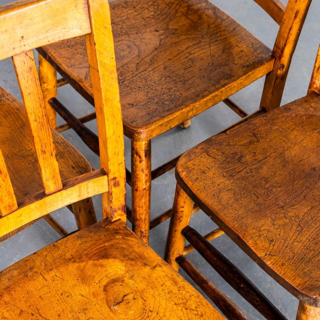 Vintage Elm Chapel Dining Chair, 1940s For Sale - Image 6 of 10