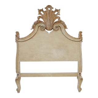 19th Century Antique Italian Carved and Painted European Full Size For Sale