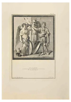 Nicola Billy, Victory and Trophies, Etching, 18th Century