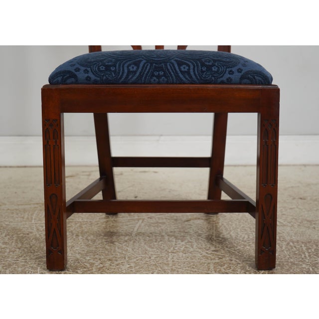 Pair of Maitland Smith Mahogany Dining Chairs For Sale - Image 15 of 18
