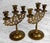 Vintage Chinese Chinoiserie Brass Dragon Candlestick Candelabra - A Pair For Sale - Image 4 of 9
