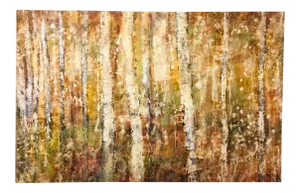 Impressionistic “Birch Forest” Giclee on Canvas Print