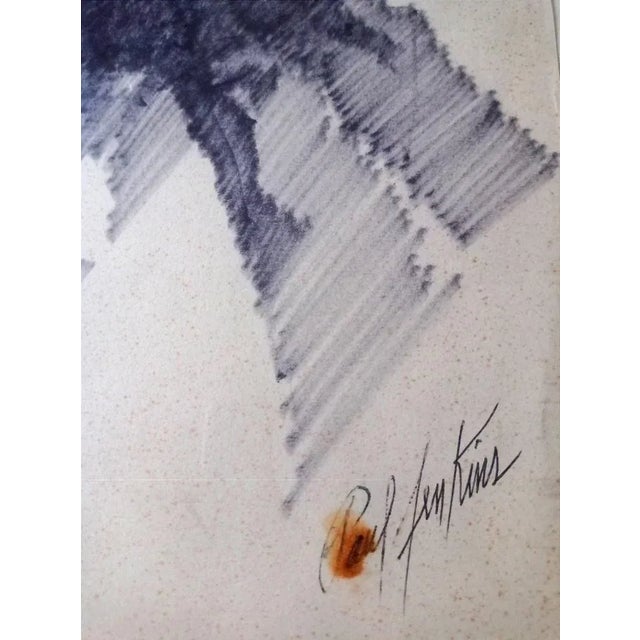 Paul Jenkins, Abstract Composition, Mixed Media on Paper, 1970s-1980s, Framed For Sale - Image 5 of 6