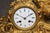 French Louis XV Style Bronze Ormolu Mantle Clock With Sevres Style Plaques For Sale - Image 10 of 17
